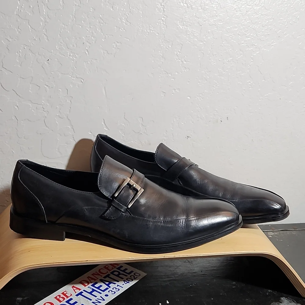 KENNETH COLE Vintage Distressed Look Leather Dress Shoe 13